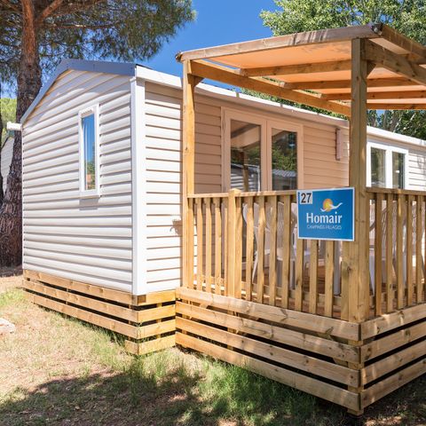 MOBILHOME 6 personnes - Comfort XL | 2 Ch. | 4/6 Pers. | Terrasse surélevée | Clim.