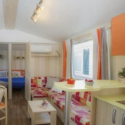 MOBILHOME 6 personnes -  Comfort | 3 Ch. | 6 Pers. | Terrasse surélevée | TV