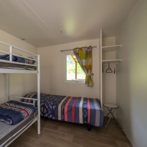 Stacaravan 5 personen - Stacaravan Samedi 2 slaapkamers + overdekt terras