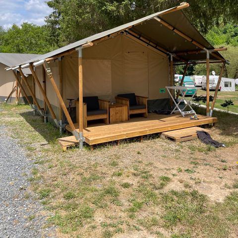 CANVAS AND WOOD TENT 2 people - Safari tent