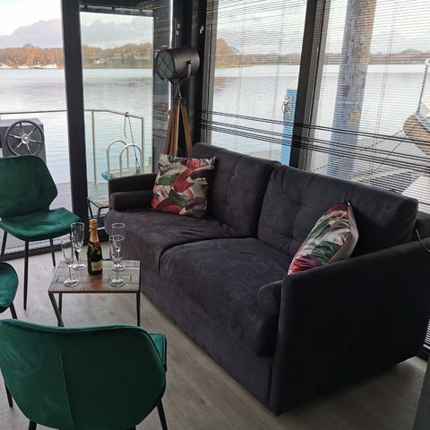 Lodge 6 personen - Lodge Houseboat met dakterras