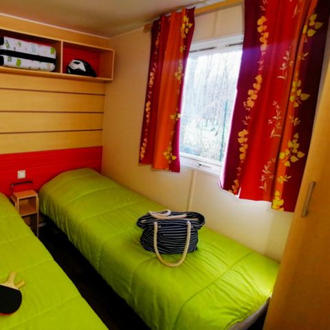 STACARAVAN 6 personen - Cottage Confort Clim 4/6 pers 2 slaapkamers 1 badkamer