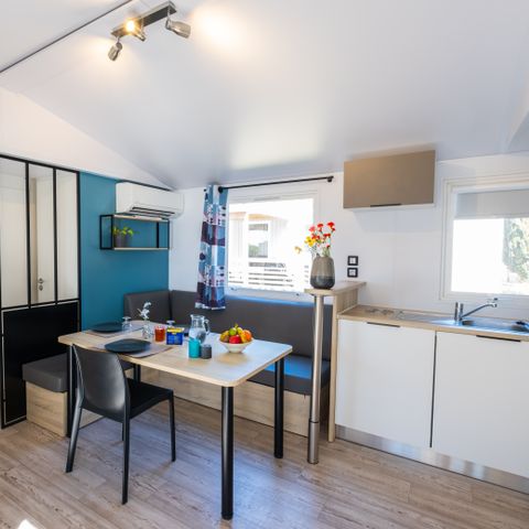 STACARAVAN 6 personen - Familie LV Clim - 3 slaapkamers - 6 personen