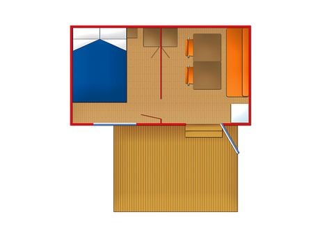 MOBILHOME 2 personnes - DOMINÓ