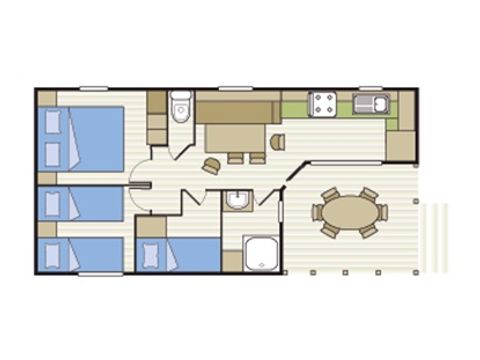 MOBILHOME 6 personnes - NEPTUNE