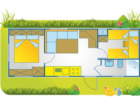 MOBILHOME 5 personnes - Happy Easy TUCANO LUX