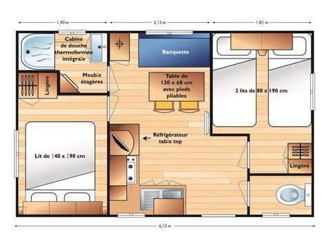 MOBILE HOME 4 people - VENUS