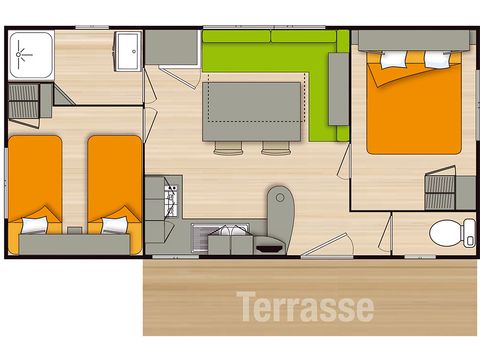 MOBILHOME 4 personas - Eco