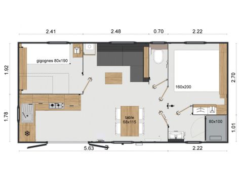 MOBILHOME 4 personnes - CASA