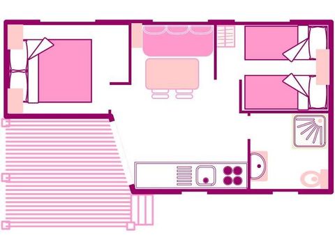 Stacaravan 4 personen - OHARA TYPE 2