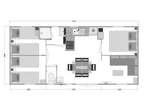 MOBILHEIM 8 Personen - Trio Modulo