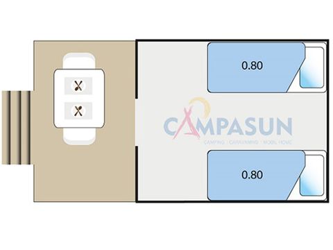 HÉBERGEMENT INSOLITE 2 personnes - Pod - 6m² (sans sanitaires)