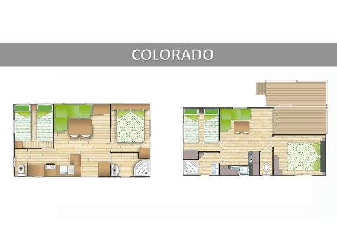 Mobilheim 6 Personen - COLORADO ECO.