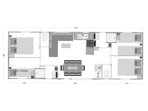 MOBILHOME 8 personnes - MOBIL FAMILY (PREMIUM +)