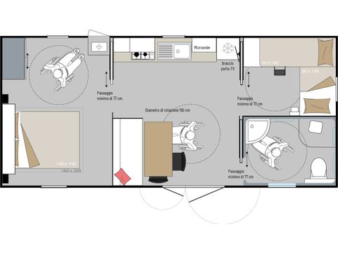 MOBILHOME 4 personnes - Bolgheri Life