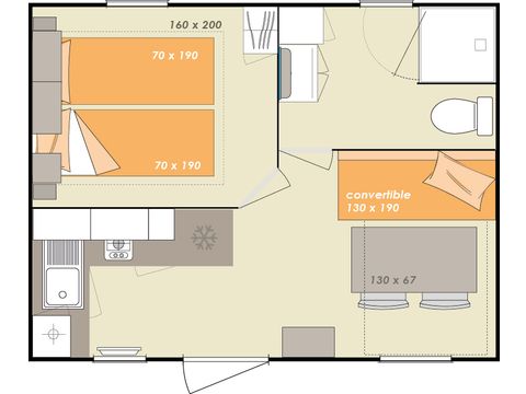 CHALET 2 people - Sunhome