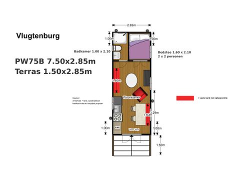 Stacaravan 4 personen - Pipowagen on the Beach