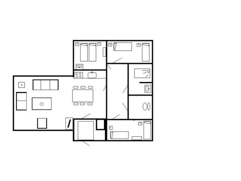 BUNGALOW 6 people - Comfort Freestanding