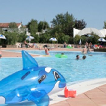 Holiday park with outdoor swimming pool